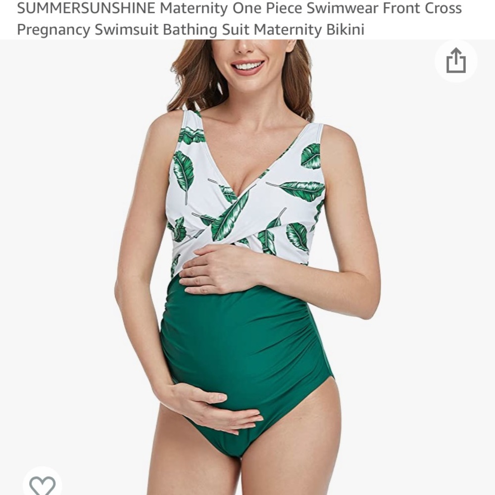 Maternity bathing suit